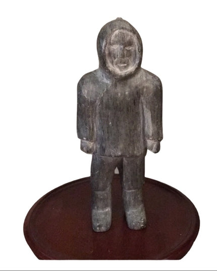 VTG Inuit Maktak LG Soapstone carving sculpture