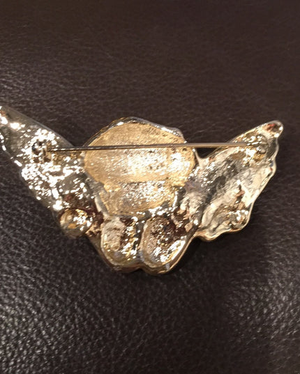 Vintage Raphaels Angels gold Angel brooch