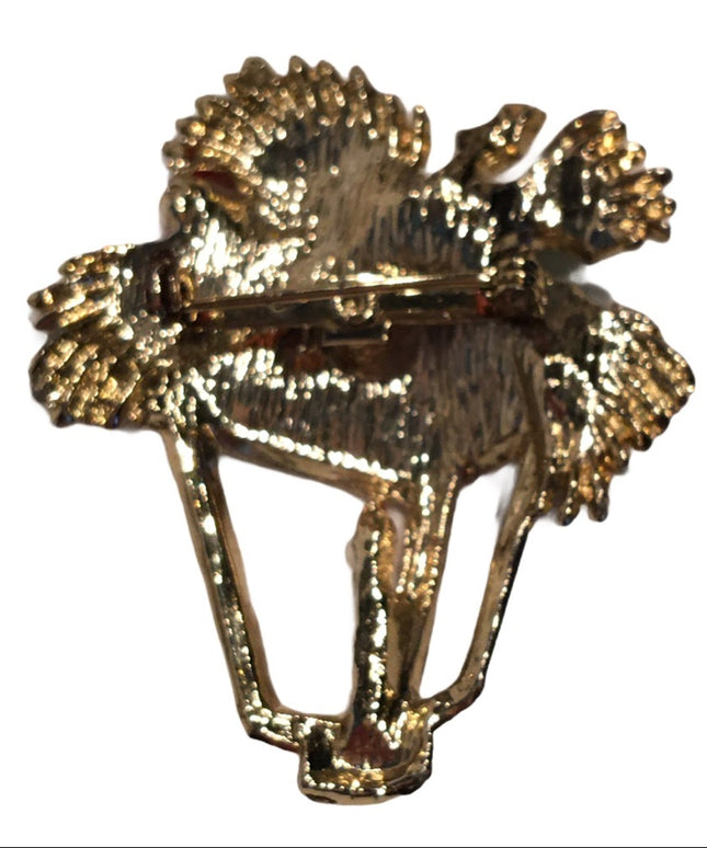 Vintage lantern christmas holiday brooch