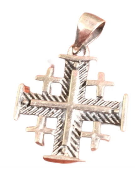 VTG sterling silver Crusaders cross Jerusalem