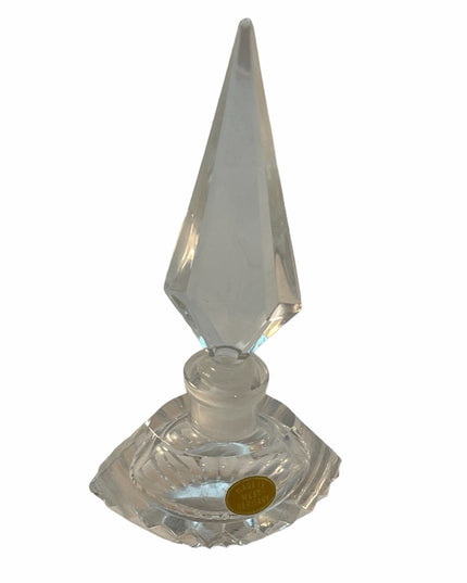 Vintage West Germany cut glass perfume bottle
