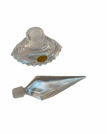Vintage West Germany cut glass perfume bottle
