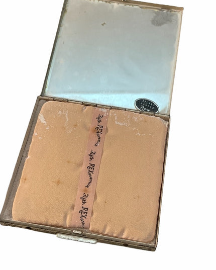 Vintage Fifth Ave Rex Flower sq Compact Powder