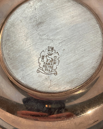 Italy Peltro Rama 95 Pewter demitasse espresso set