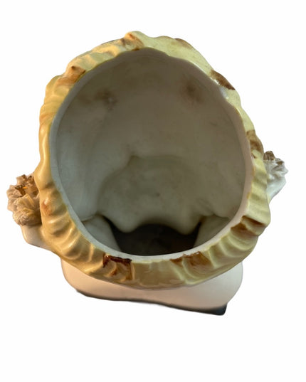 Vintage 1950s Lady Head Vase Beauty ceramic