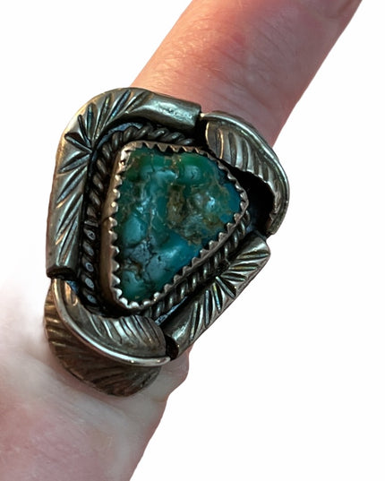 Vintage Sterling silver Navajo  ring Turquoise