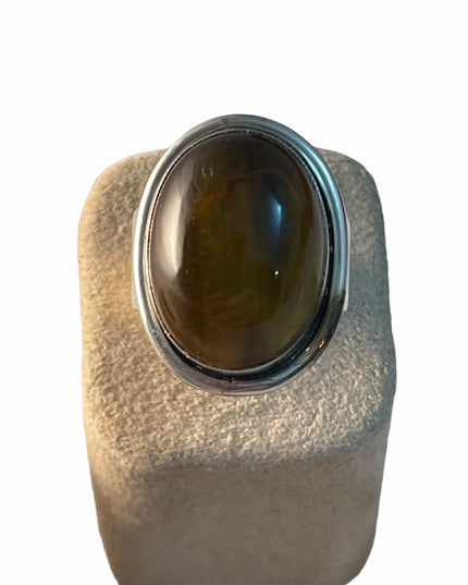 Vintage Sterling Denmark Handmade Modernist ring
