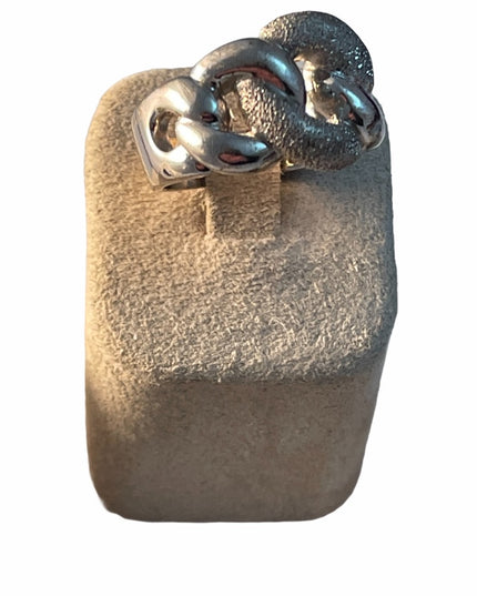 Charles Garnier Sterling silver knot ring