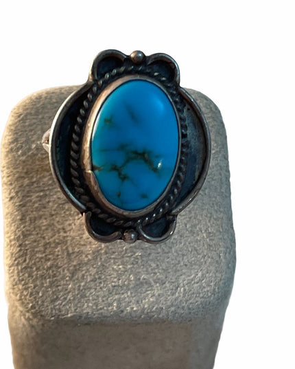 Vintage sterling silver 925  Navajo ring Turquoise