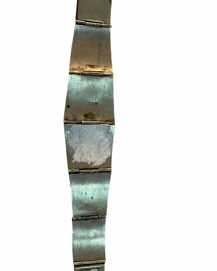 Vintage sterling silver Mayan Aztec Mex Bracelet