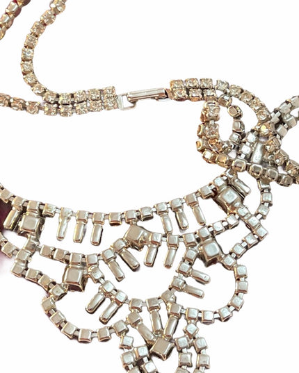 Vintage c1950s Belle Crystal princess necklace