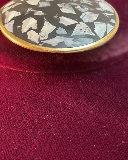 VTG C1970s Mexico Alpaca silver Heavy pendant