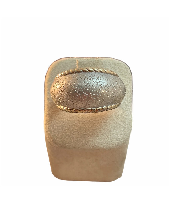 Charles Garnier Sterling silver dome ring