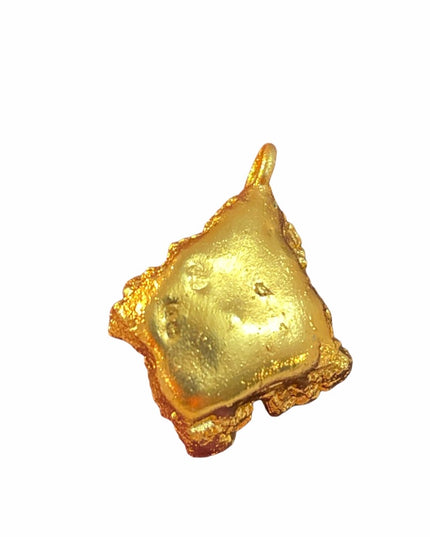 Handmade Druzy gold plated pendant