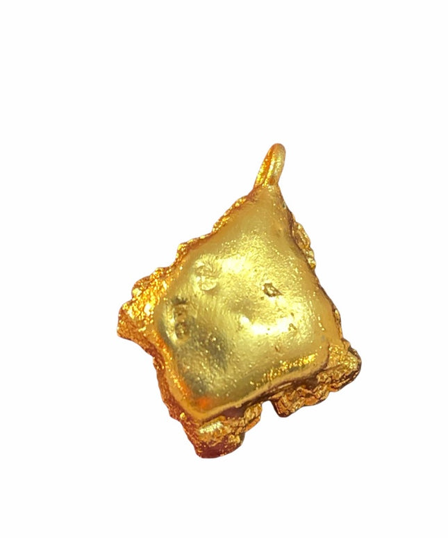 Handmade Druzy gold plated pendant
