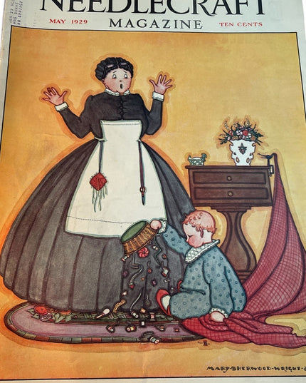 Antique Needlecraft Magazine May 1929