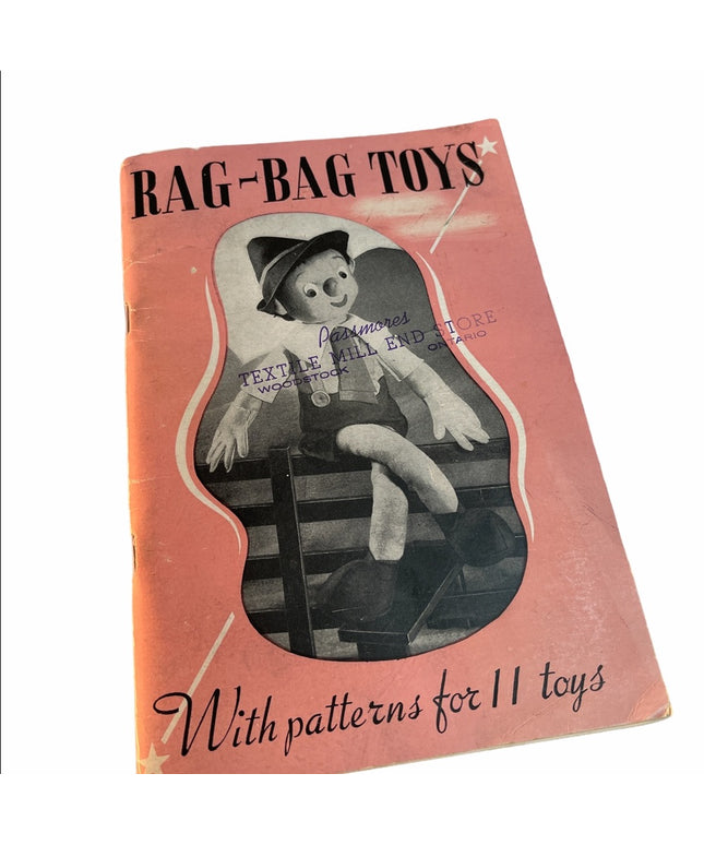 Vintage c1940s Toy pattern book sewing dolls