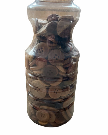 Vintage Wood button lot LOADS of awesome!