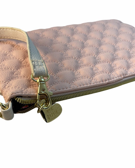 Betsy Johnson Pastel pink Wristlet