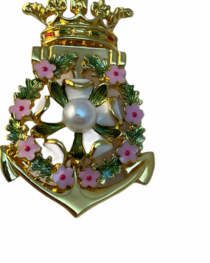 LOT of VTG Jewelry Necklace brooch 12k GF Nautical