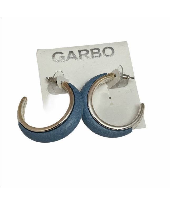 Garbo C1980s NWT Earrings pastel blue Nautical