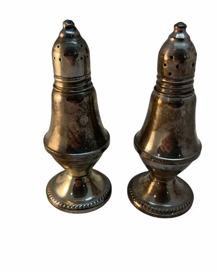 VTG C1960s Sterling silver Salt & Pepper shakers
