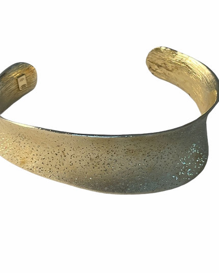 Charles Garnier 18k Plt Sterling silver bangle