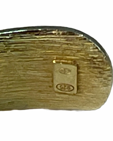Charles Garnier 18k Plt Sterling silver bangle