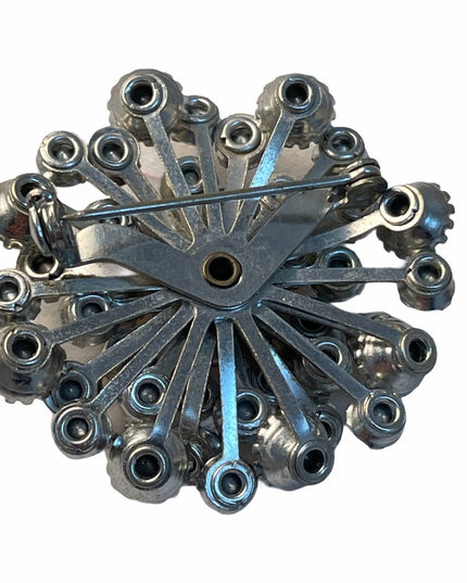 Vintage crystal AB brooch Sparkle