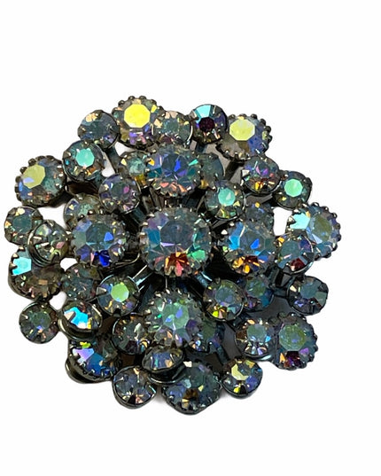 Vintage crystal AB brooch Sparkle