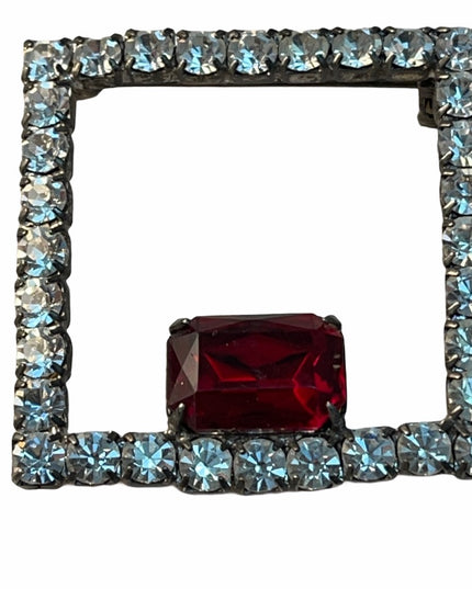 Vintage Crystal rhinestone brooch