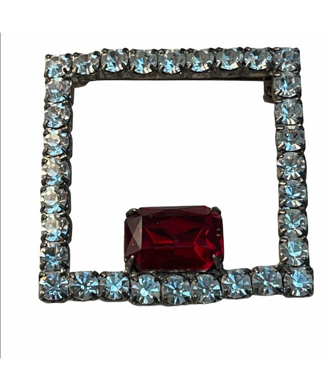 Vintage Crystal rhinestone brooch