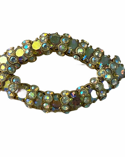 Vintage c1950s Crystal AB Brooch