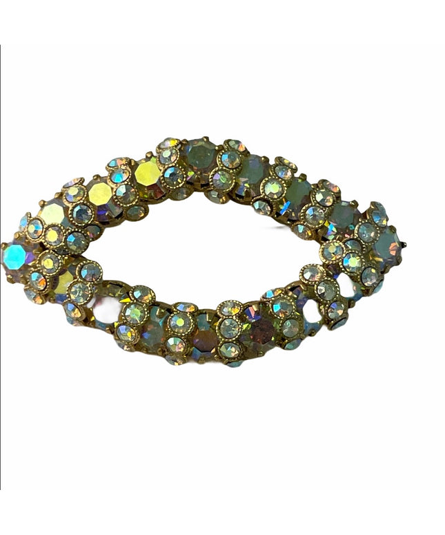 Vintage c1950s Crystal AB Brooch