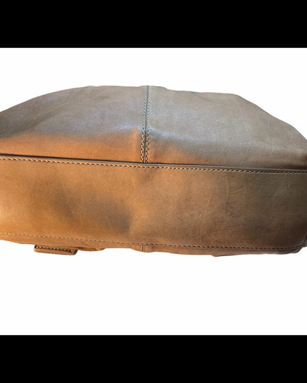 MK Tan leather soft shoulder bag large Vg
