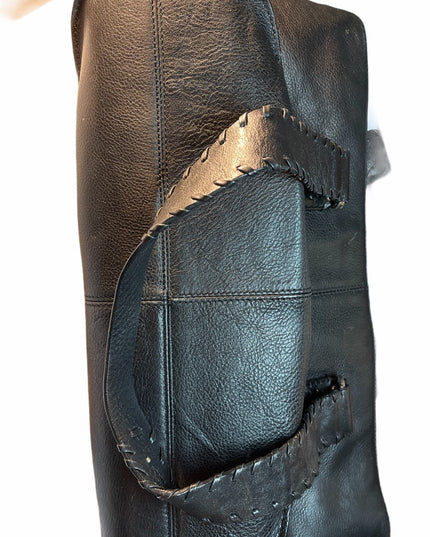 Large Black Leather MK shoulder Bag Very nice Michael Kors purse