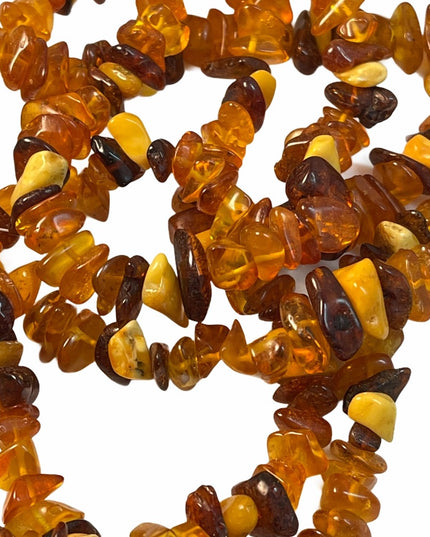 Antique Mixed Buterscotch Amber necklace