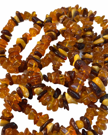 Antique Mixed Buterscotch Amber necklace