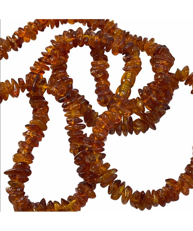 Antique Russian Cognac Amber necklace