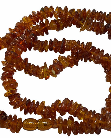 Antique Russian Cognac Amber necklace