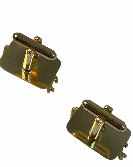 Vintage Robert gold tone cufflinks
