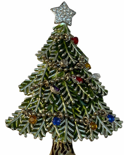 C2008 Avon Christmas tree brooch