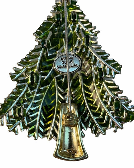 C2008 Avon Christmas tree brooch
