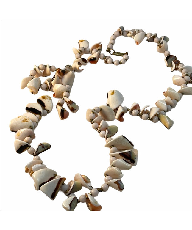 Vintage Miriam Haskel Shell necklace c1950s