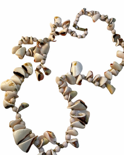 Vintage Miriam Haskel Shell necklace c1950s
