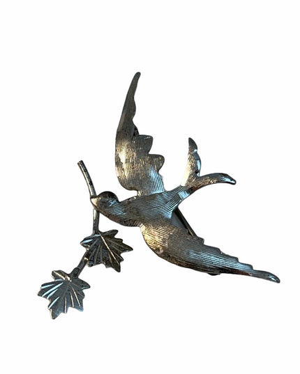 VTG sm sterling silver bird brooch