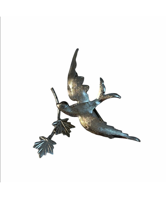 VTG sm sterling silver bird brooch