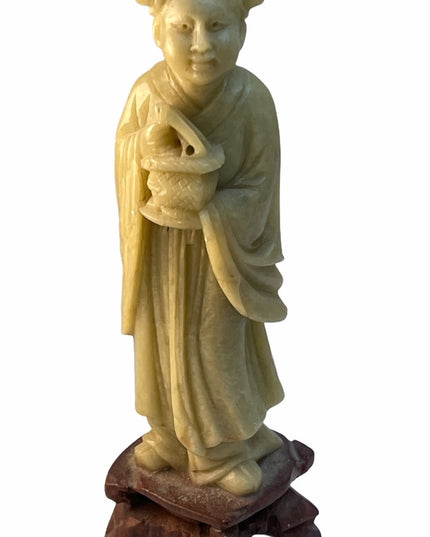 Vintage chinese soapstone figurine