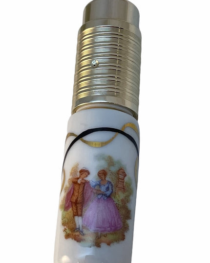 Vintage Step Limoges ceramic purse atomizer
