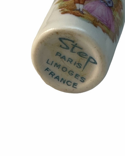 Vintage Step Limoges ceramic purse atomizer